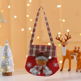 Christmas Cartoon 3D Doll Candy Gift Bag (Option: Deer)