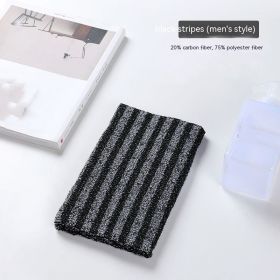 Bath Towel Men's Mesh Sponge Pull Back Strip Household Painless Mud Rubbing Bath Towel Double-sided Shower Foaming Net Strip (Option: Striped)