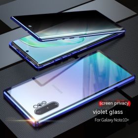 Double-sided HD Glass Magnetic King Magnetic Phone Case (Option: Blue HD Version-Samsung S21Plus)