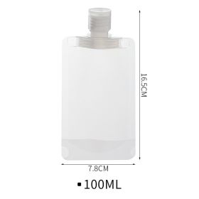 Disposable Travel Skincare Cosmetic Subpackaging Bags (Option: 100ML)