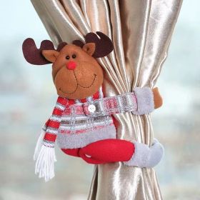 Cartoon Doll Fabric Curtain Buckle (Option: Elk Curtain Small Hug)