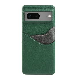 Leather Anti-aging Card-inserting Mobile Phone Protective Cover (Option: Green-Google Pixel7)
