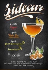 Canvas Poster Restaurant Hotel Wine Glass Fruit Drink Picture (Option: T-70x100cm)